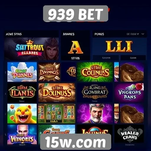 Comparativo de jogos disponíveis na plataforma 939 BET