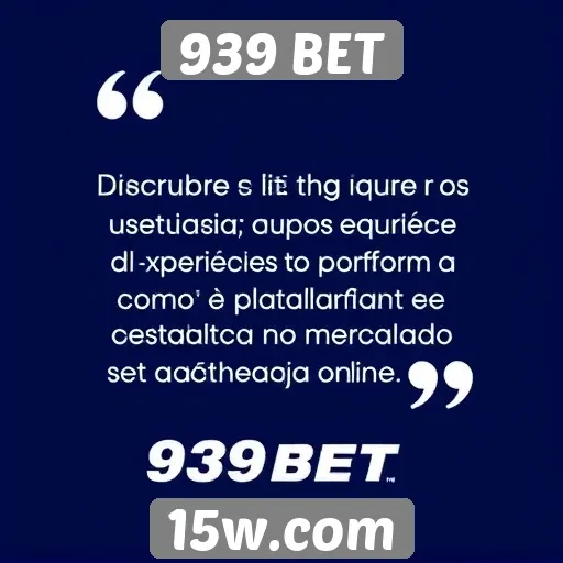 Avaliações de usuários sobre a experiência no 939 BET